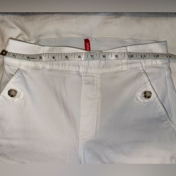 SPANX Stretch Twill Cropped Wide Leg Pants Women’s Size Small - Picture 4 of 11
